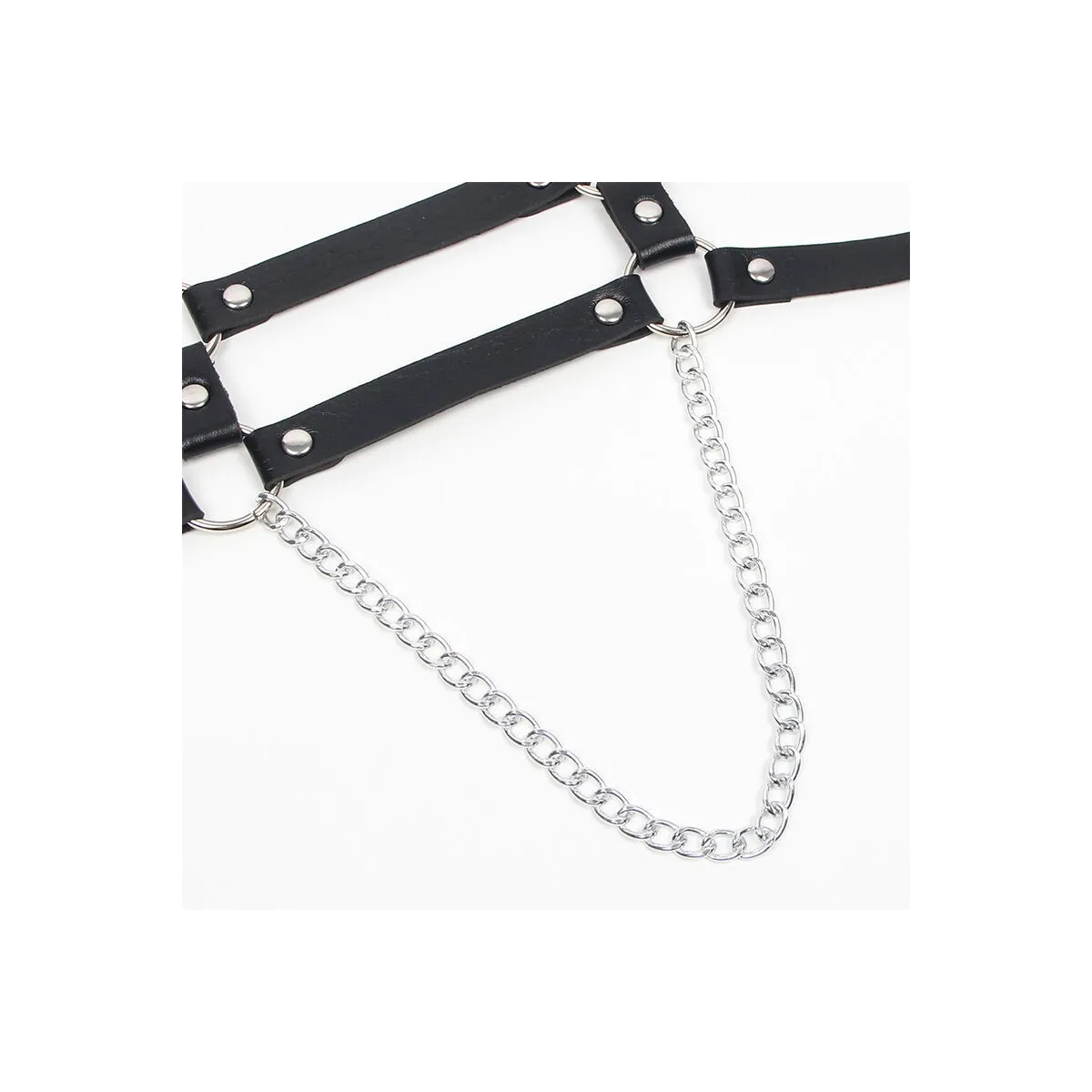 Harness mit Riemen und Kette ??DETAILS One Size (S-L) von Subblime Fetish kaufen | Fesselliebe