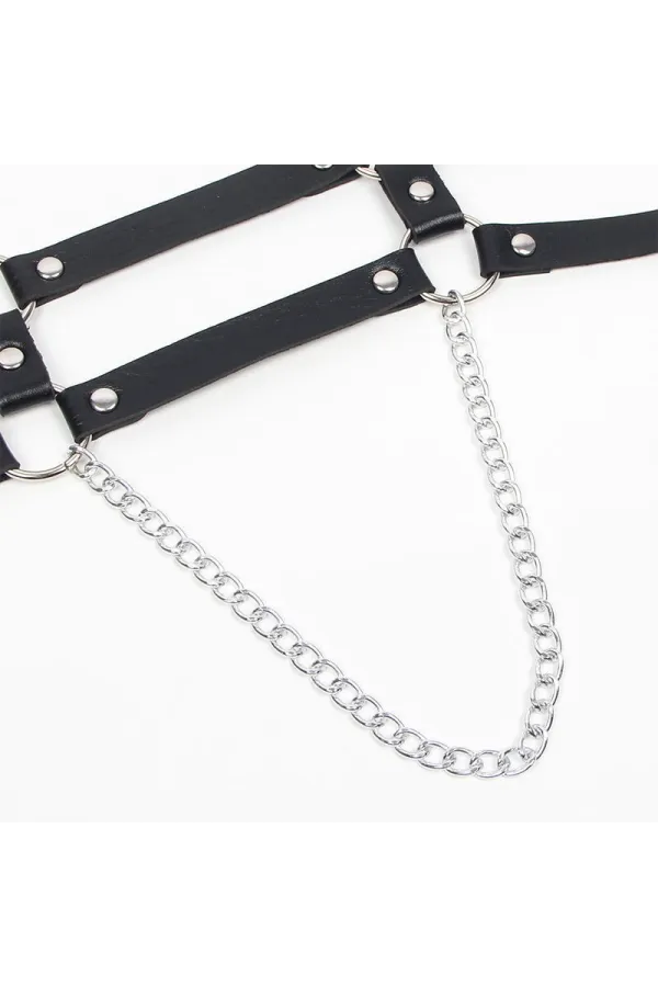 HARNESS MIT RIEMEN UND KETTE ONE SIZE VON SUBBLIME kaufen - Fesselliebe