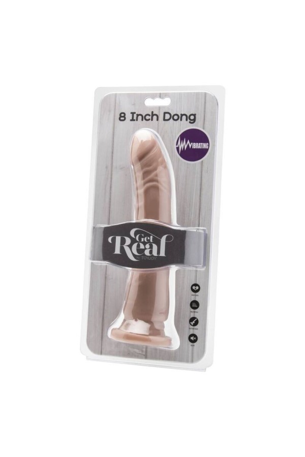 Dong 20,5 cm Vibrierende Beige von Get Real kaufen | Fesselliebe