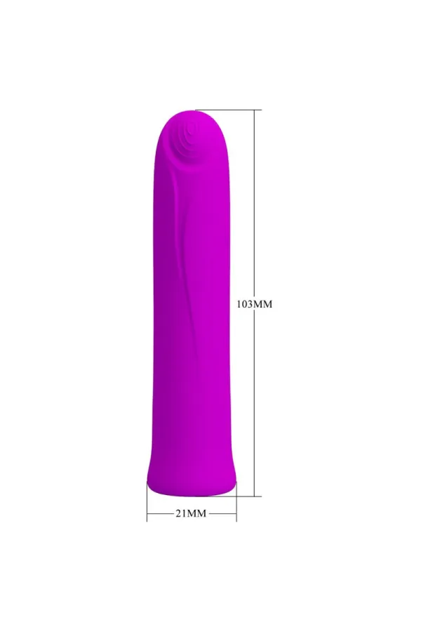 Curtis Mini Super Power Vibrator 12 Lila Silikonvibrationen von Pretty Love Flirtation kaufen - Fesselliebe