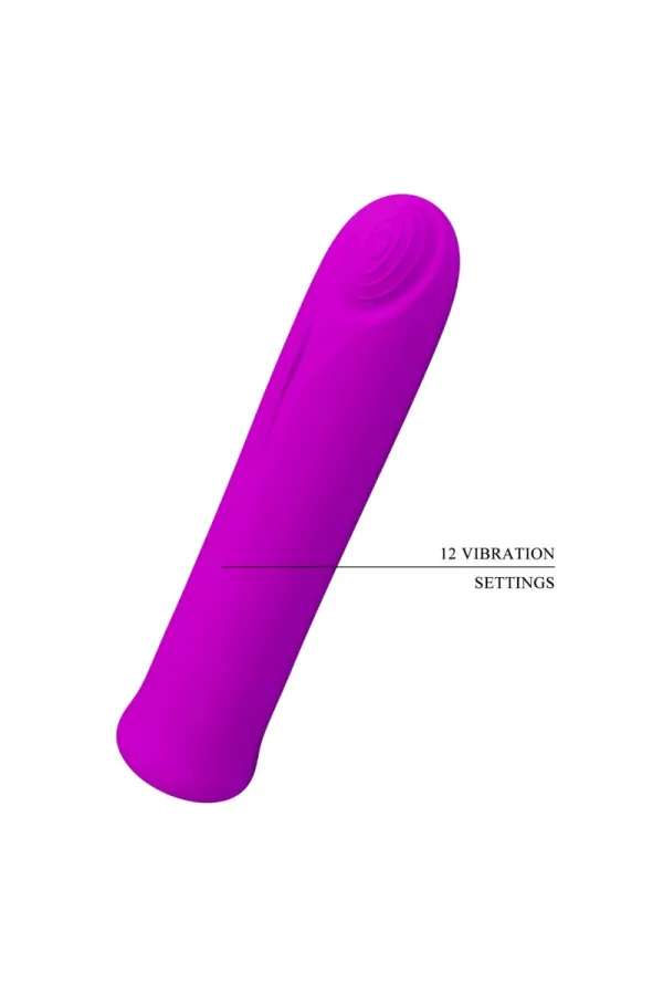 Curtis Mini Super Power Vibrator 12 Lila Silikonvibrationen von Pretty Love Flirtation kaufen - Fesselliebe