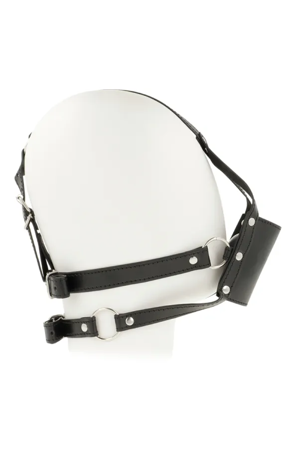 Head Harness mit Muzzle Cover Mundknebel von Ohmama Fetish kaufen - Fesselliebe