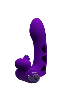 Orlando Purple Vibrator Fingerhülle von Pretty Love Male