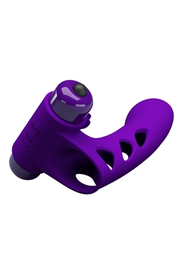 Orlando Lila Vibrator Fingerhülle von Pretty Love Male