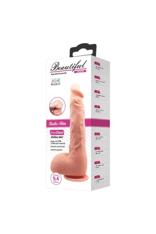 Jason Realistischer Dildo Hautfarben 24 Cm von Baile Vibrators kaufen - Fesselliebe