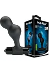 Schwarzer Silikon-Vibrator-Analstecker von Mr Play kaufen - Fesselliebe