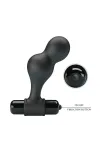 Schwarzer Silikon-Vibrator-Analstecker von Mr Play kaufen - Fesselliebe