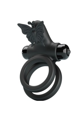Doppelvibrierring mit Schwarzem Stimulator von Pretty Love Male kaufen | Fesselliebe