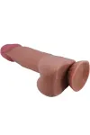 PRETTY LOVE - SLIDING SKIN SERIES REALISTISCHER DILDO MIT SCHIEBENDEM BRAUNEN HAUTSAUGNAPF 20,6 CM kaufen - Fesselliebe