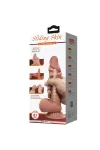 PRETTY LOVE - SLIDING SKIN SERIES REALISTISCHER DILDO MIT SCHIEBENDEM BRAUNEN HAUTSAUGNAPF 20,6 CM kaufen - Fesselliebe