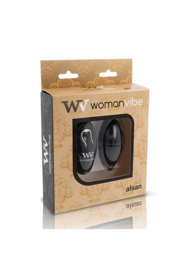 Alsan Egg Fernsteuerbar Schwarz Silikon von Womanvibe kaufen - Fesselliebe