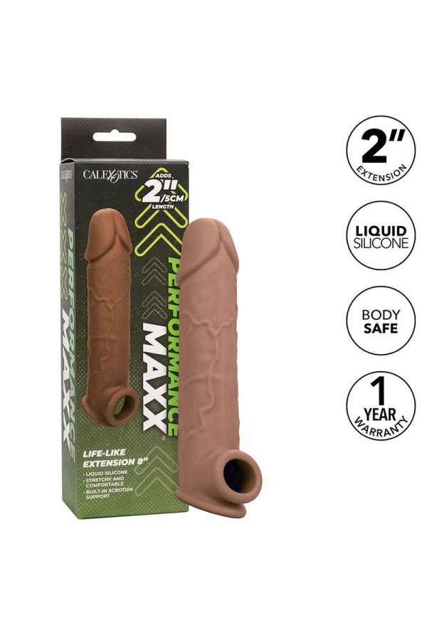 Performance Maxx Lebensnahe Extension 8 Braune Beige von Calexotics kaufen | Fesselliebe