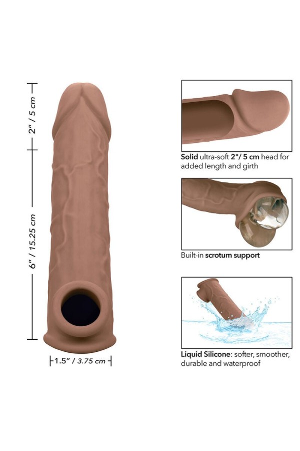 Performance Maxx Lebensnahe Extension 8 Braune Beige von Calexotics kaufen | Fesselliebe