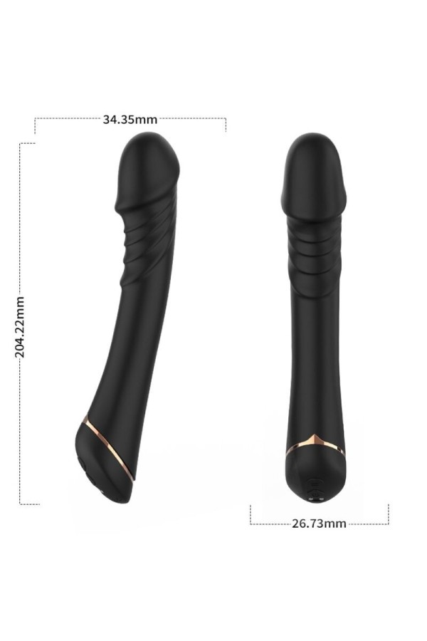 Dildo Vibrator Silikon Schwarz von Armony Vibrators kaufen | Fesselliebe