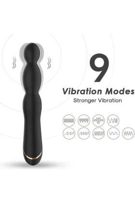 Bambu Vibrator Einstellbar Schwarz von Armony Vibrators