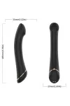 Vibrator Faltkopf Silikon Schwarz von Armony Vibrators kaufen - Fesselliebe