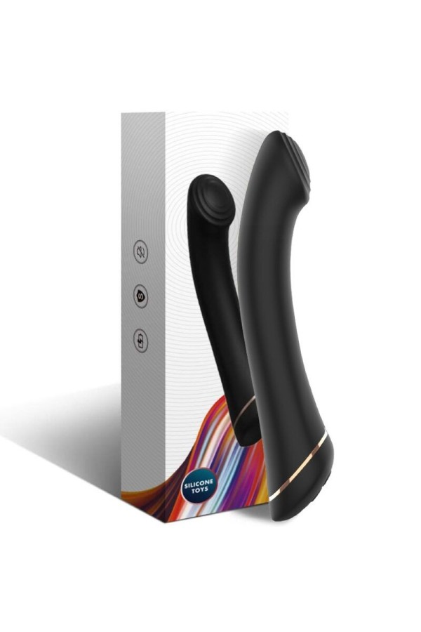 Vibrator Faltkopf Silikon Schwarz von Armony Vibrators kaufen | Fesselliebe