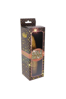 Gold Dicker Stim Vibrator Gold von Get Real kaufen | Fesselliebe