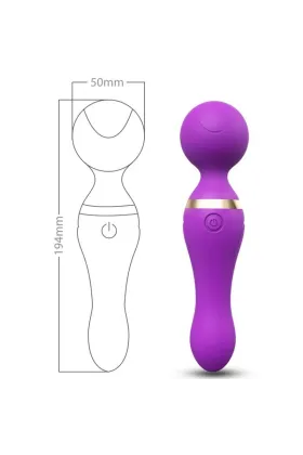 Freeza Massager & Vibrator Super Flexibler Kopf Lila von Armony Massagers