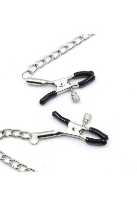 Black Ball Gag With Nipple Clamps von Ohmama Fetish kaufen | Fesselliebe