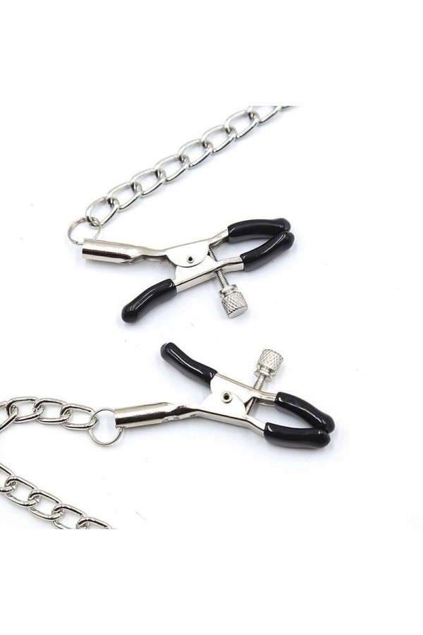 Black Ball Gag With Nipple Clamps von Ohmama Fetish kaufen | Fesselliebe