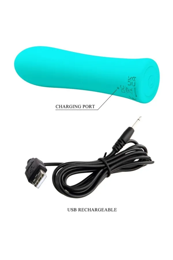 PRETTY LOVE - ALFREDA SUPER POWER VIBRATOR AQUA GREEN kaufen - Fesselliebe