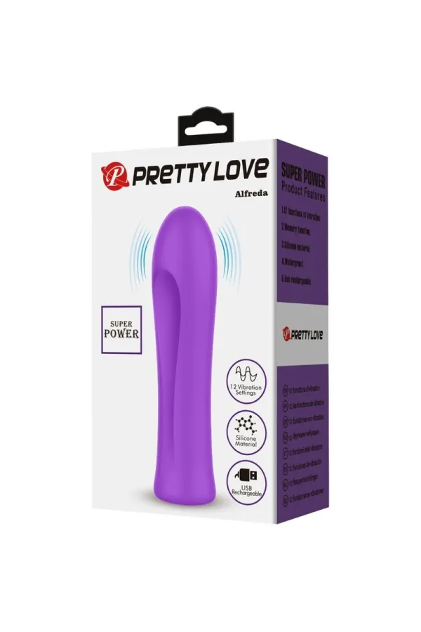 PRETTY LOVE - ALFREDA SUPER POWER VIBRATOR AQUA LILA kaufen - Fesselliebe