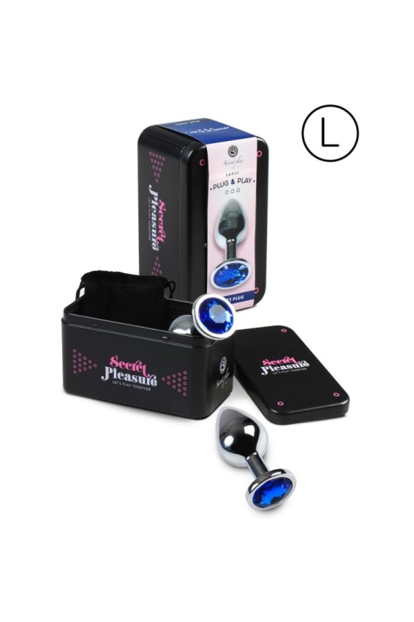 Analplug Größe L Blau von Secretplay Toys kaufen | Fesselliebe