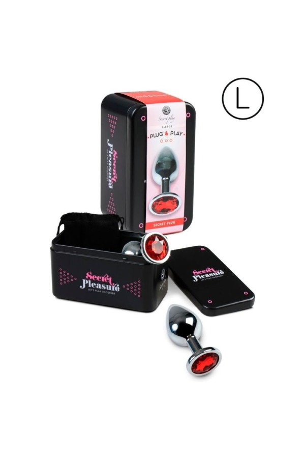 Analplug Größe L Rot von Secretplay Toys kaufen | Fesselliebe