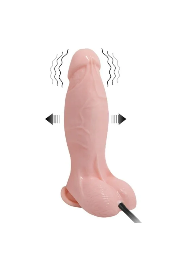 Dildo Realistisch, aufblasbar mit Vibration 18.8 cm von Baile Vibrators kaufen - Fesselliebe