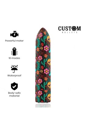 Floral Rechargeable Bullet 10 Intensities von Custom Bullets kaufen | Fesselliebe