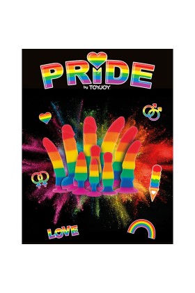 Lgbt Flag Plug Hunk 10,5 cm von Pride kaufen | Fesselliebe