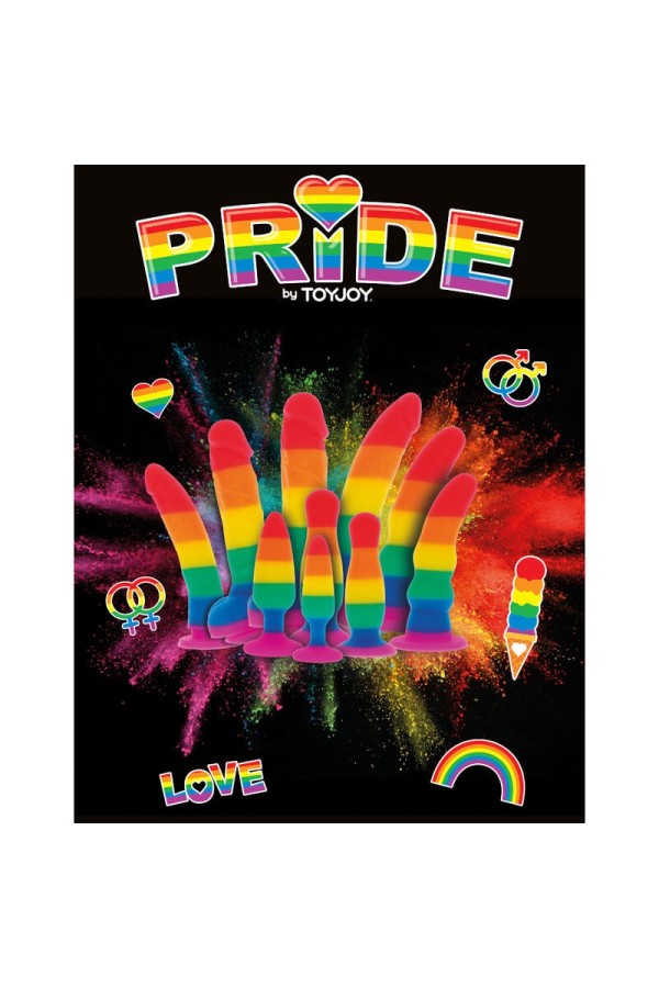 Lgbt Flag Plug Hunk 10,5 cm von Pride kaufen | Fesselliebe
