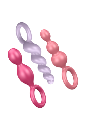 Analplugs Set 3 St Tricolor von Satisfyer Plugs kaufen | Fesselliebe