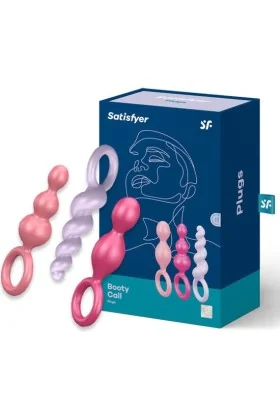 Analplugs Set 3 St Tricolor von Satisfyer Plugs