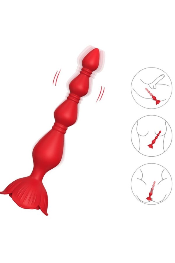 Rosa Vibrator Pagoda & Anal Plug Rot von Armony Anal kaufen | Fesselliebe