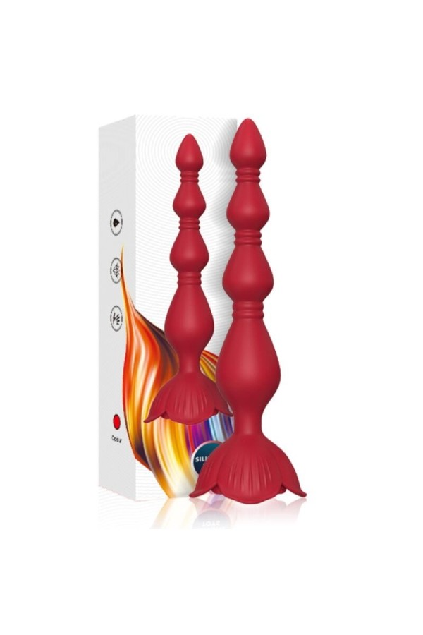 Rosa Vibrator Pagoda & Anal Plug Rot von Armony Anal kaufen | Fesselliebe
