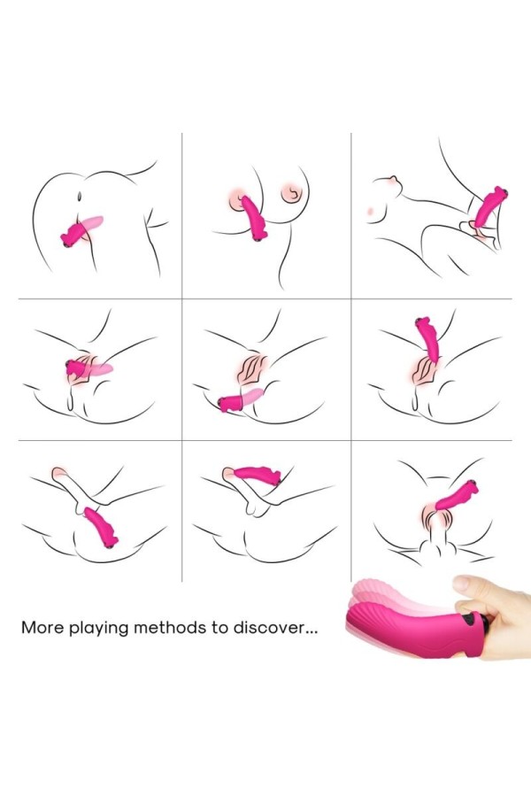 Aurora Vibrator Finger Fuchsia von Armony Vibrators kaufen | Fesselliebe