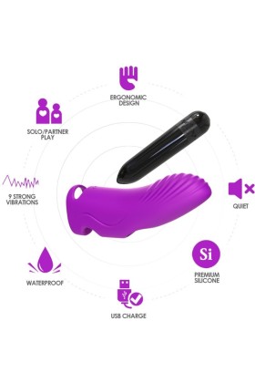 Aurora Vibrator Finger Fuchsia von Armony Vibrators kaufen | Fesselliebe