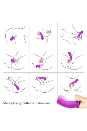 Aurora Vibrator Finger Lila von Armony Vibrators kaufen | Fesselliebe