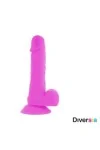 Flexibelr Vibrierender Dildo 20,5 Cm - Lila von Diversia kaufen - Fesselliebe