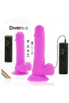 Flexibelr Vibrierender Dildo 20,5 Cm - Lila von Diversia kaufen - Fesselliebe