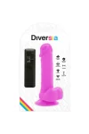 Flexibelr Vibrierender Dildo 20,5 Cm - Lila von Diversia kaufen - Fesselliebe