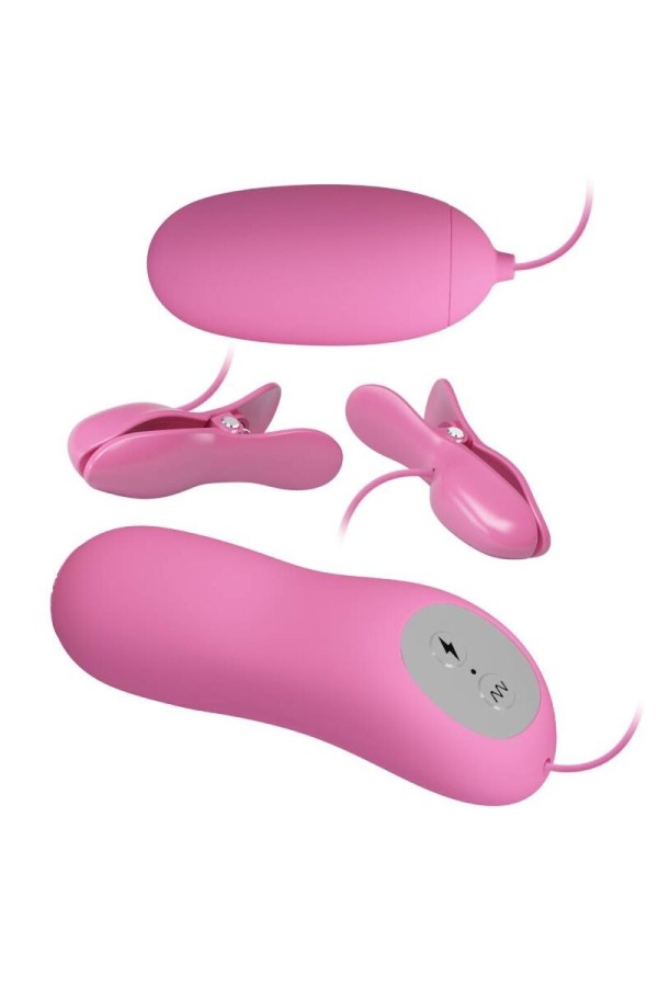 Pinzette mit Vibration und Rosa Eletroschock von Pretty Love kaufen | Fesselliebe