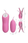 Klemmen mit Vibration und Eletroschock Rosa von Pretty Love Flirtation kaufen - Fesselliebe