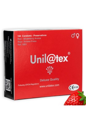 Red / Strawberry Preservatives 144 Stück von Unilatex kaufen | Fesselliebe