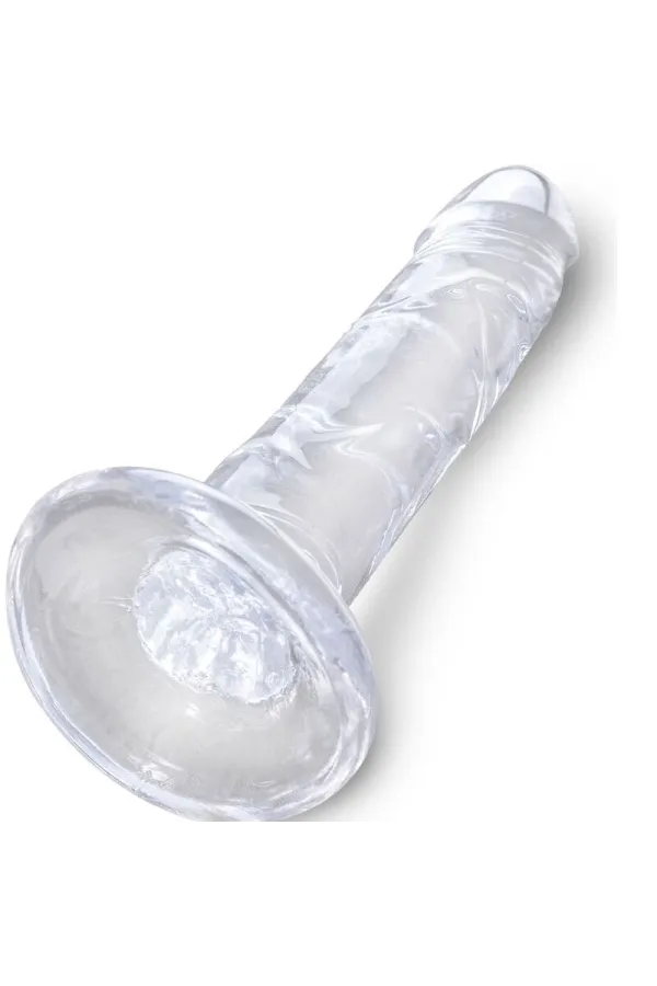 Realistischer Dildo 15,5 cm transparent von King Cock kaufen - Fesselliebe