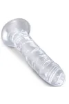 Realistischer Dildo 15,5 cm transparent von King Cock kaufen - Fesselliebe