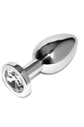 Analplug Diamant Transparent Klein 5,71 cm von Metal Hard kaufen | Fesselliebe