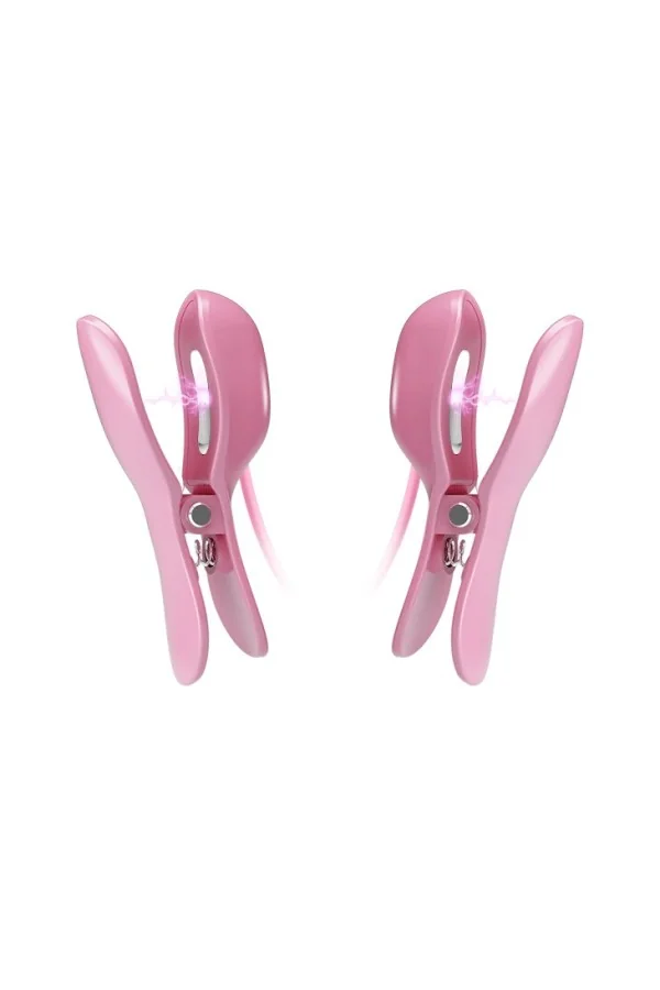 Romantic Wave Vibrierender und Eletric Shock Nipple Clamps von Baile Stimulation kaufen - Fesselliebe